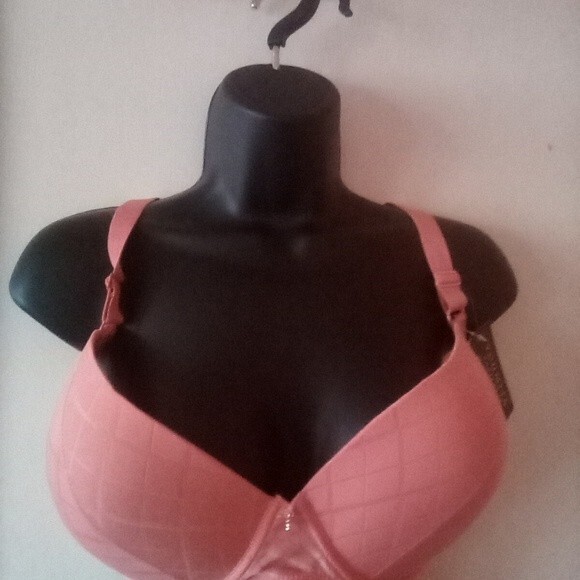 Youmita  Coral Jacquard 42DD Push Up Bra/3X Hipster Set NWT - Picture 6 of 14